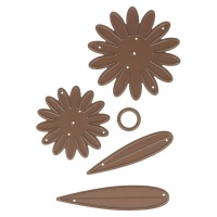 Conjunto de matrizes Daisy - Artemio - 5 peças