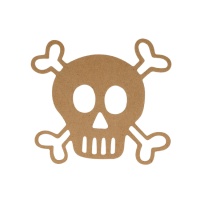 Silhueta em MDF 15 cm : Caveira