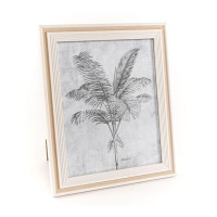 Moldura fotográfica vintage Palm Tree para fotografias de 20 x 25 cm - DCasa