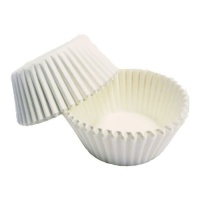 Mini cápsulas de cupcake branco - PME - 100 pcs.