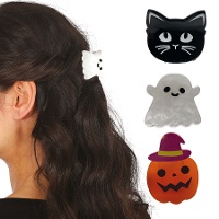 Grampos de Halloween com figuras sortidas - 3 unidades
