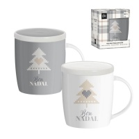 Bon Nadal nordic 350 ml caneca com filtro de chá - 1 unidade