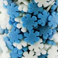 Sprinkles de flocos de neve brancos de 60 g - PME