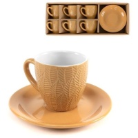 100 ml de chávena de café de folhas de mostarda - 6 porções
