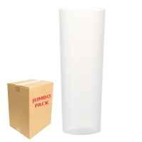 Copos de plástico transparentes para tubos de 300 ml - 420 pcs.