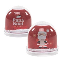 Globo de neve porta-foto do Papai Noel