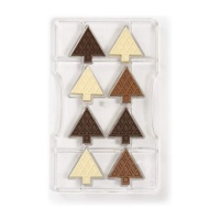 Molde de pinheiro de Natal para chocolate - Decora - 8 cavidades