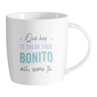 Caneca de 350 ml Vamos tornar tudo mais bonito hoje