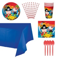 Conjunto de Acessórios Pirata Kit com 1 Pacote - Festas da 25