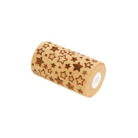 Mini rolo marcador de madeira de estrelas - scrapcooking - 1 unidade