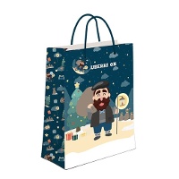 Bolsa de presente de 45 x 33 x 10 cm do Olentzero - 1 unidade