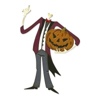 Molde Tim Holtz Pumpkinhead - Sizzix - 10 peças