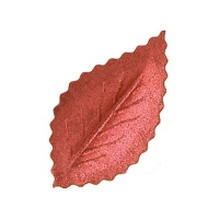 Pastilhas de folha vermelha metalizada 4,2 cm - Dekora - 400 unidades