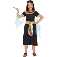 Fato de Faraó do Antigo Egipto para menina