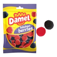 Bagas vermelhas e pretas sem glúten - Damel - 1 kg