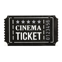 Guardanapos de cinema de 20 x 16,5 cm - 20 unidades