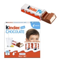 Barra de chocolate Kinder - 4 barras