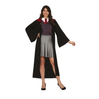 Fato de estudante feiticeiro para mulher - Vermelho