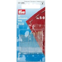 Agulhas de costura manuais longas nº 5 - 9 - Prym - 20 pcs.