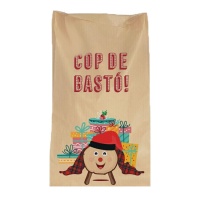 Envelope para oferta Tió de Nadal 40 x 25 x 25 x 0,5 cm - 4 unidades