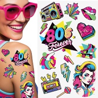 Tatuagens temporárias anos 80