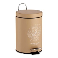 Caixote do lixo para casa de banho Tropical bath 3 L