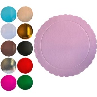 Base para bolos 20 x 20 x 0,3 cm redonda extra forte - 1 peça