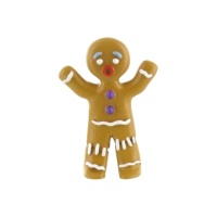 Figura de 6 cm do bolo de bolacha