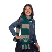 Cachecol verde Slytherin de Harry Potter