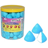 Nuvens de nata coloridas em pote - 150 unidades