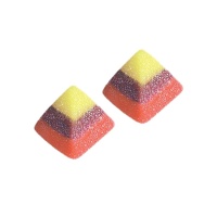 Pirâmides multicoloridas com pica pica - Fini - 250 unidades