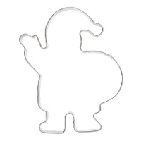 Cortador de Papai Noel de 10 cm - Wilton