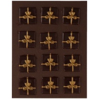 Figuras de chocolate para presentes de Natal - 6 unidades