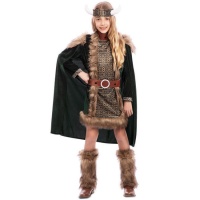 Fato de Viking norueguês para rapariga