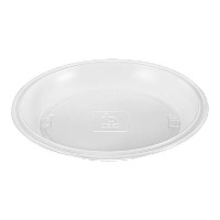 Pratos de 17 cm de plástico redondos resistentes - 10 unidades