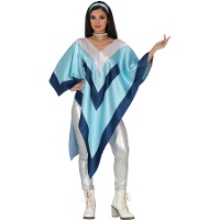 Poncho estilo disco para adulto