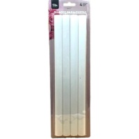 Pilares de plástico para bolos de 30 cm x 1,8 cm - Azucren - 4 unidades