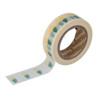 washi tape pinha amarela - 10 m