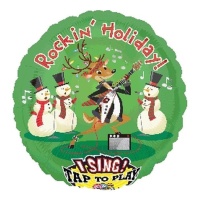 71 cm Jingle Bell Rock Music Globo de Natal - Anagrama