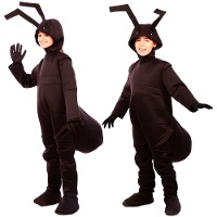 Disfarce infantil de formiga