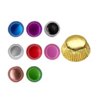 Cápsulas metálicas para cupcakes - PME - 30 unidades