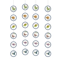 Pendentes Dinossauro Pré-histórico 1,30 m - 4 unidades