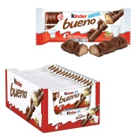 Kinder bom com chocolate de leite - 30 unidades