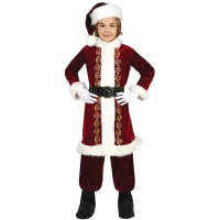 Roupa de Natal para crianças Maroon Father Costume for Kids