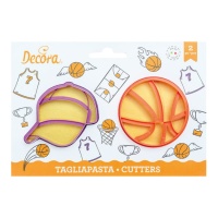 Cortadores de bolas de basquetebol - Decorate - 2 unidades