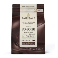 Pedaços de chocolate negro 70,5% 2,5 kg - Callebaut