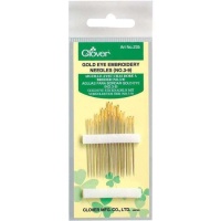Agulhas de bordar olho de ouro nº 3-9 - Clover - 16 unid.