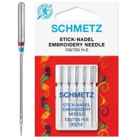 Agulhas de costura para bordar no. 90-14 - Schmetz - 5 pcs.