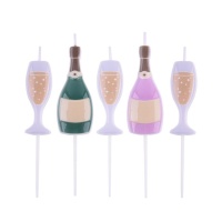 Velas Prosecco - PME - 5 unidades