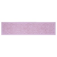46,7 x 11,6 cm molde de borda rectangular de silicone - Artis decor